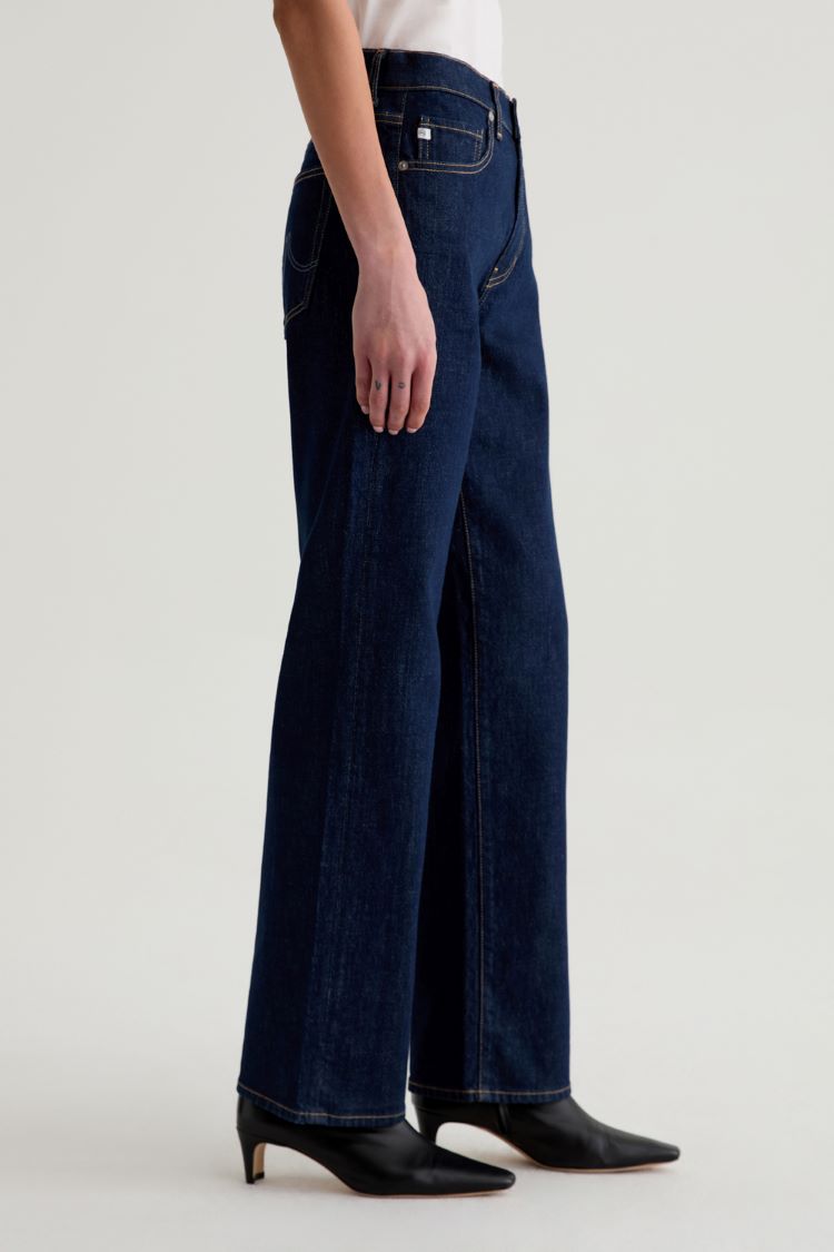 Saige Wide Leg Mid-Rise Fit