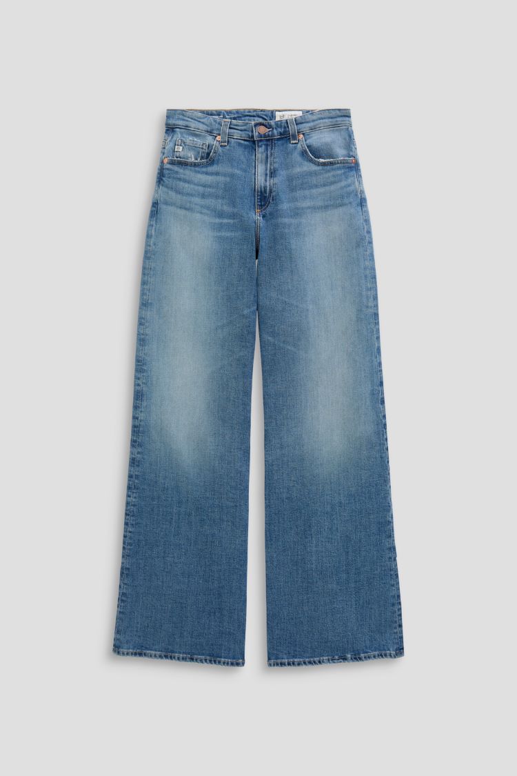 Saige Wide Leg Mid-Rise Fit