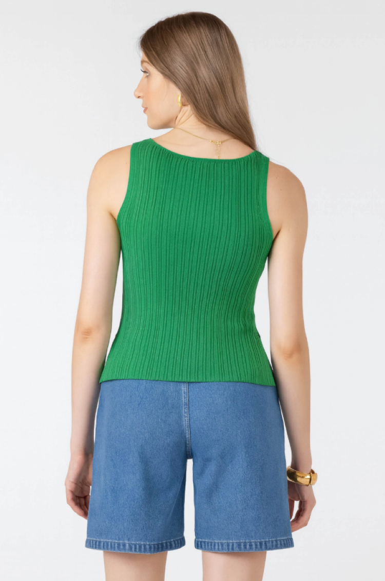 Boatneck Ribbed Tank