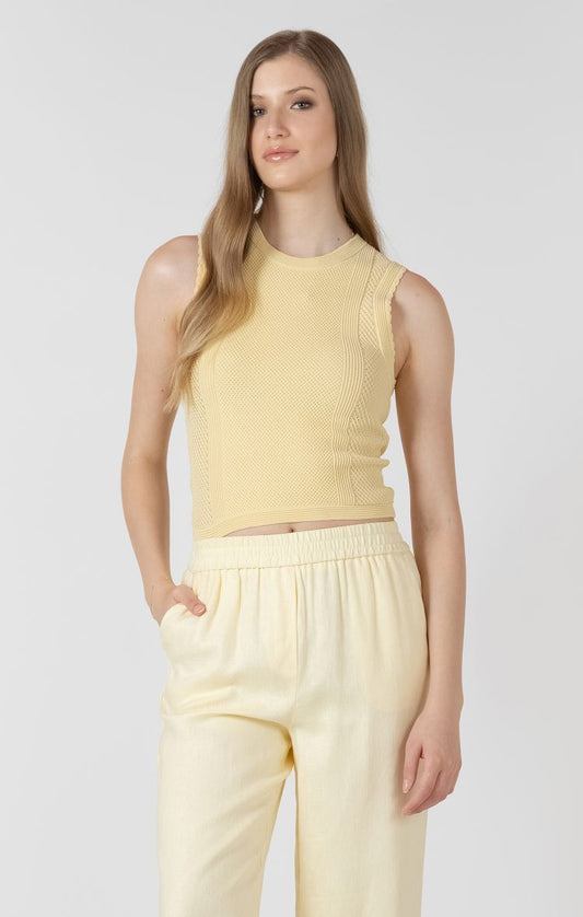 Scalloped Sweater Tank