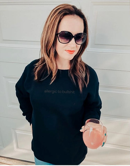 Allergic to BS Crewneck