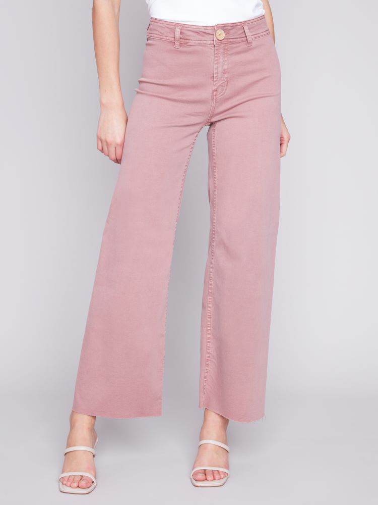 Charlie B Style: C5400R/618A, Straight Wide Leg Pant, front view
