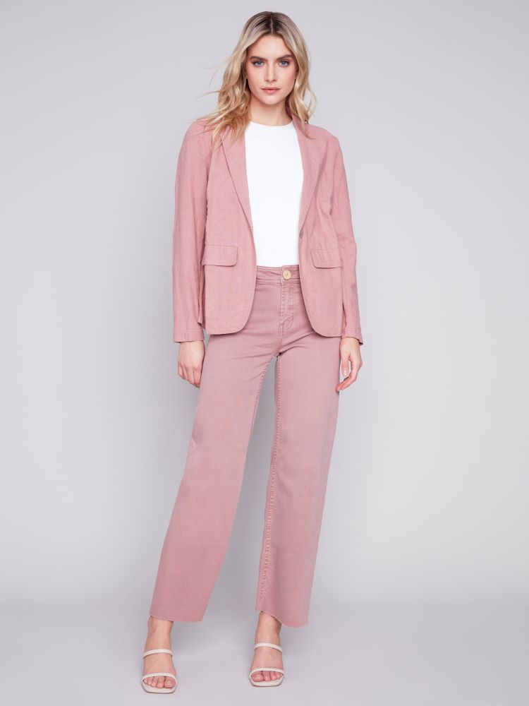 Charlie B Style: C5400R/618A, Straight Wide Leg Pant, full view 2