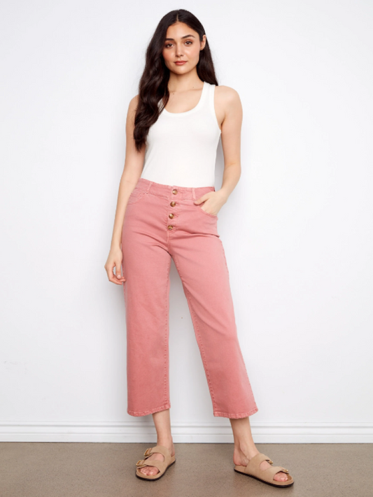 Button Fly Twill Pants