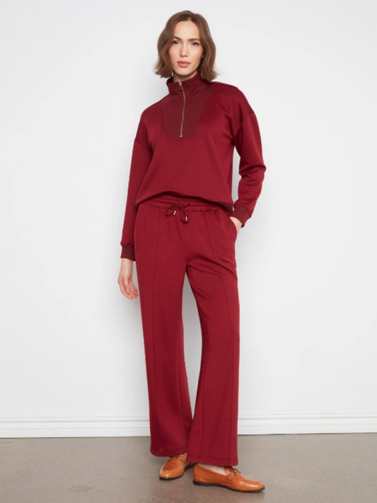 Charlie B Wide Leg Jogger Pants