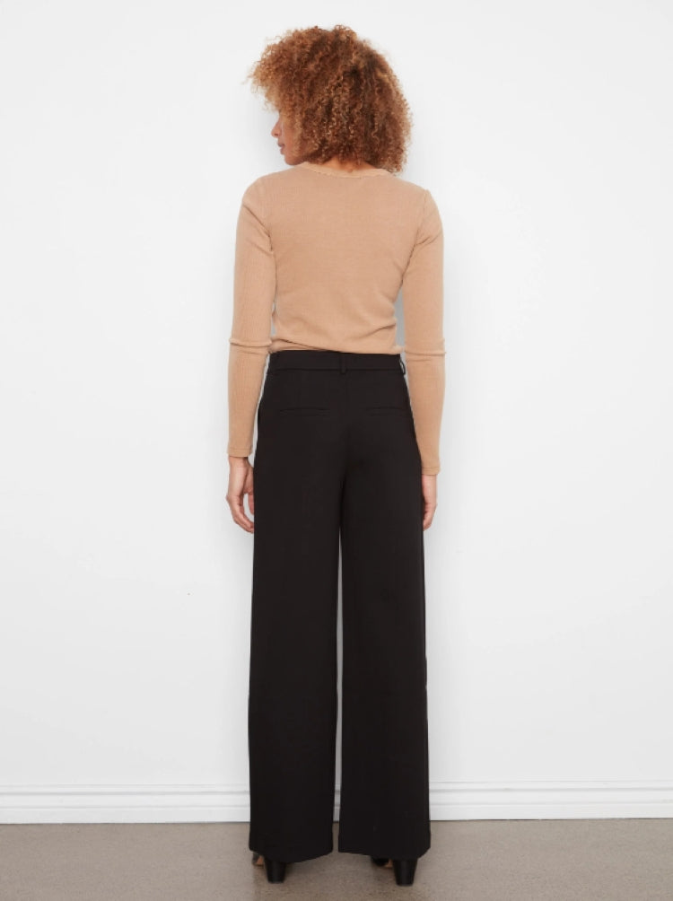 Charlie B Ponte Wide Leg Pants