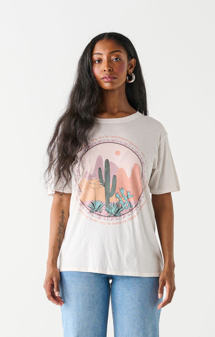 Dex Style: 2324005D, Desert Graphic Tee, front view