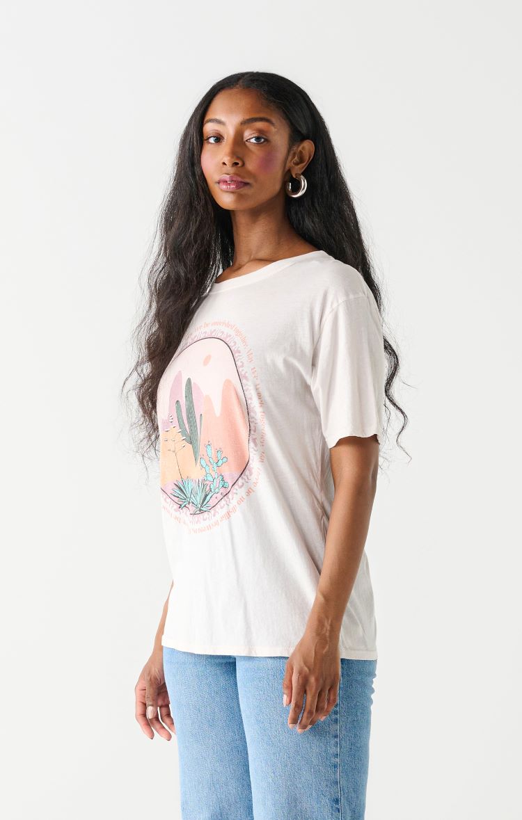 Dex Style: 2324005D, Desert Graphic Tee, side view