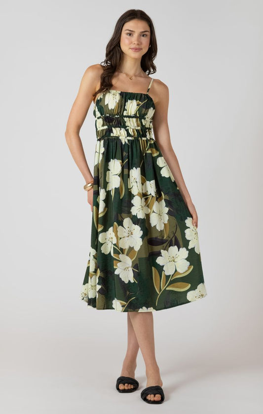 Sleeveless Floral Dress