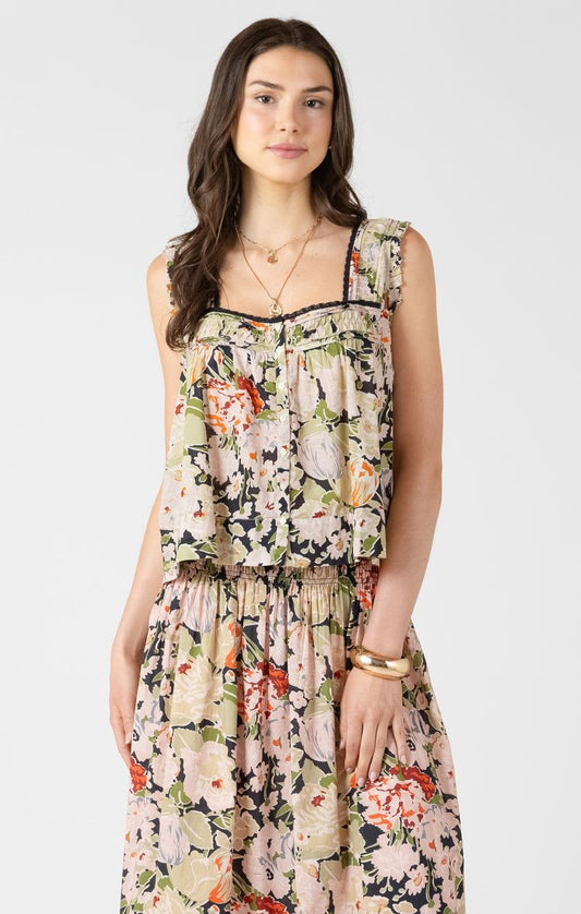 Floral Sleeveless Top
