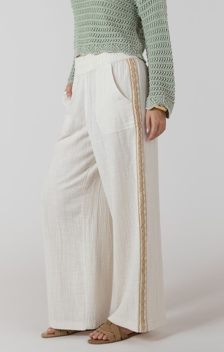 Pull On Wide Leg Pants