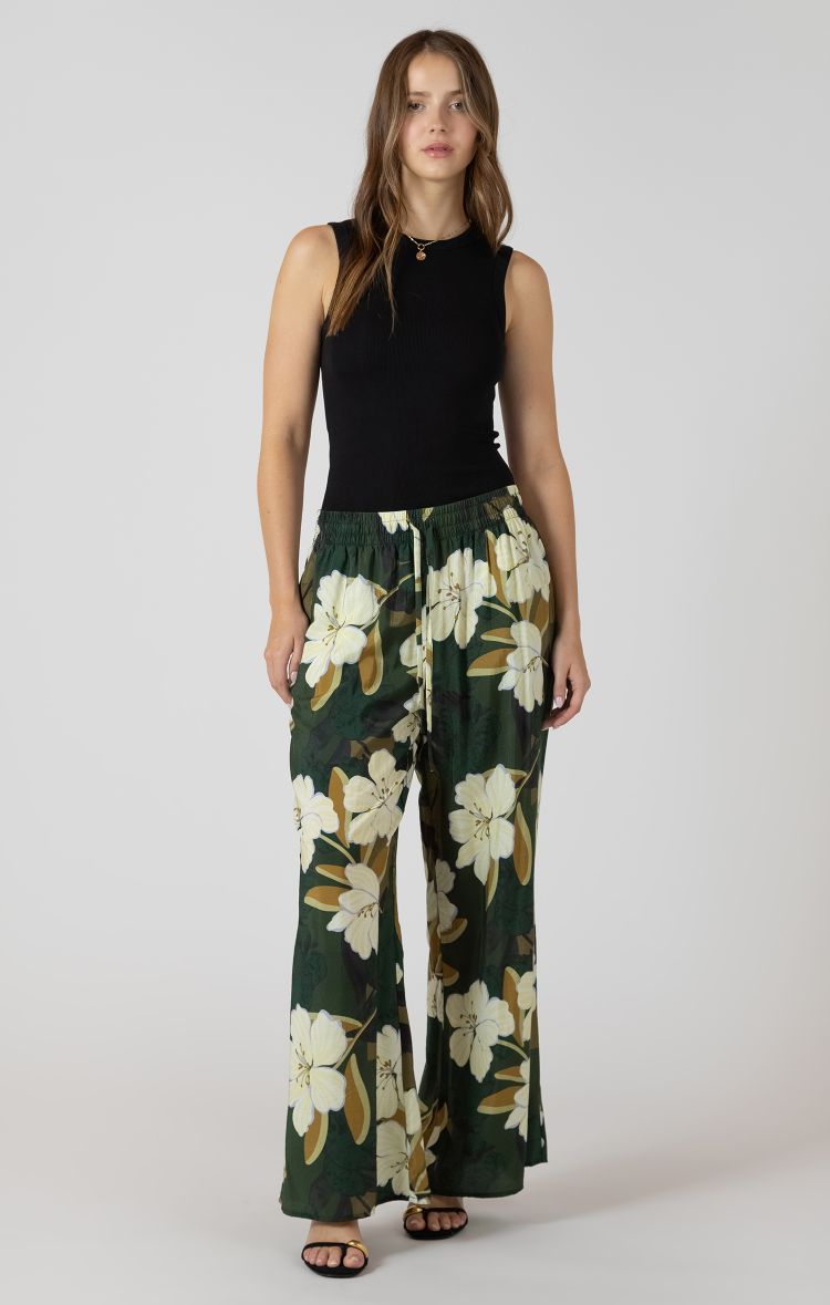 Floral Wide Leg Pants