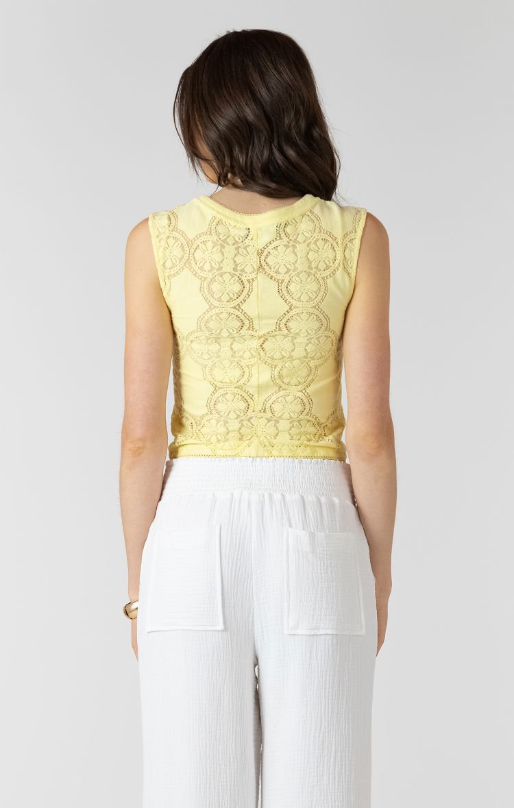 Lace Cutout Tank