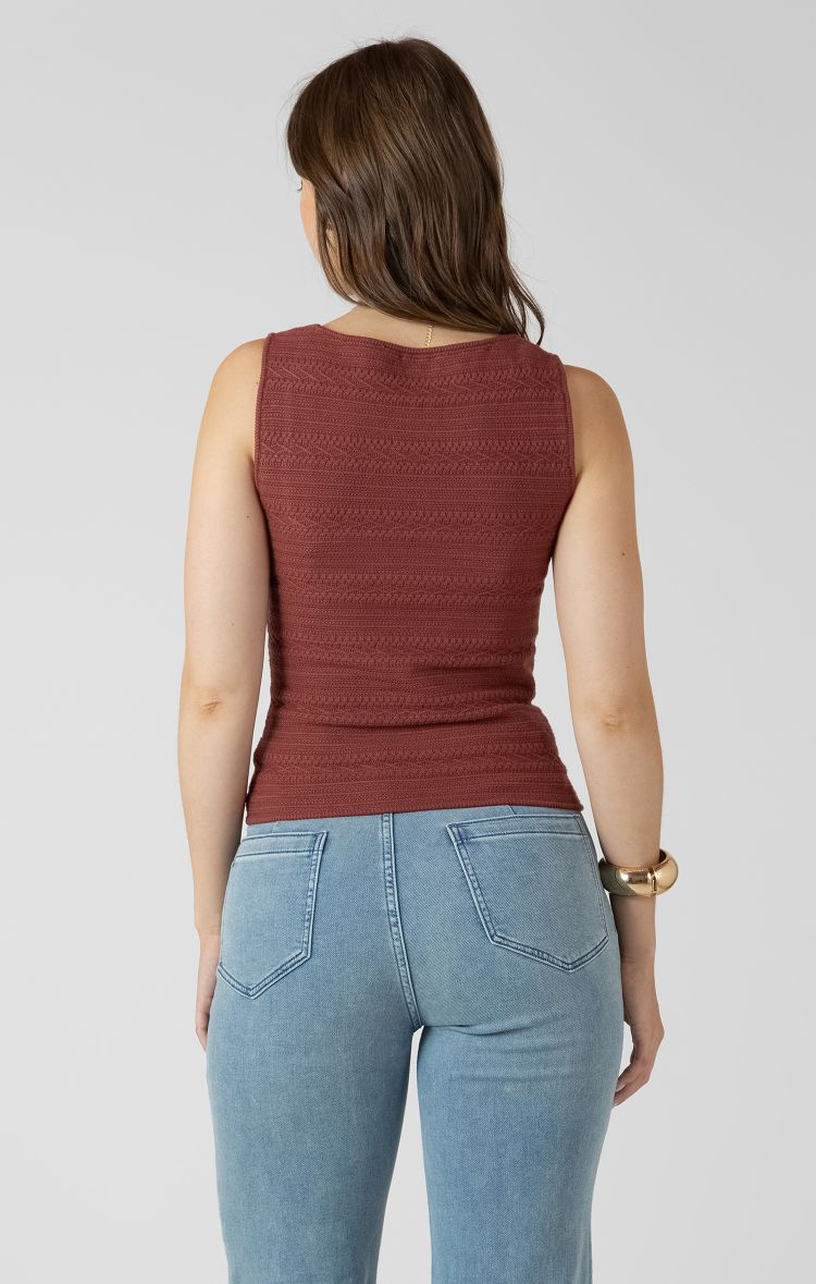 Square Neck Knit Tank