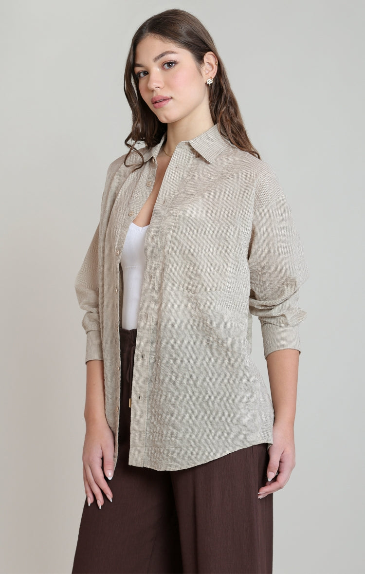 Dex Lightweight Long Sleeve Button-Up Shirt