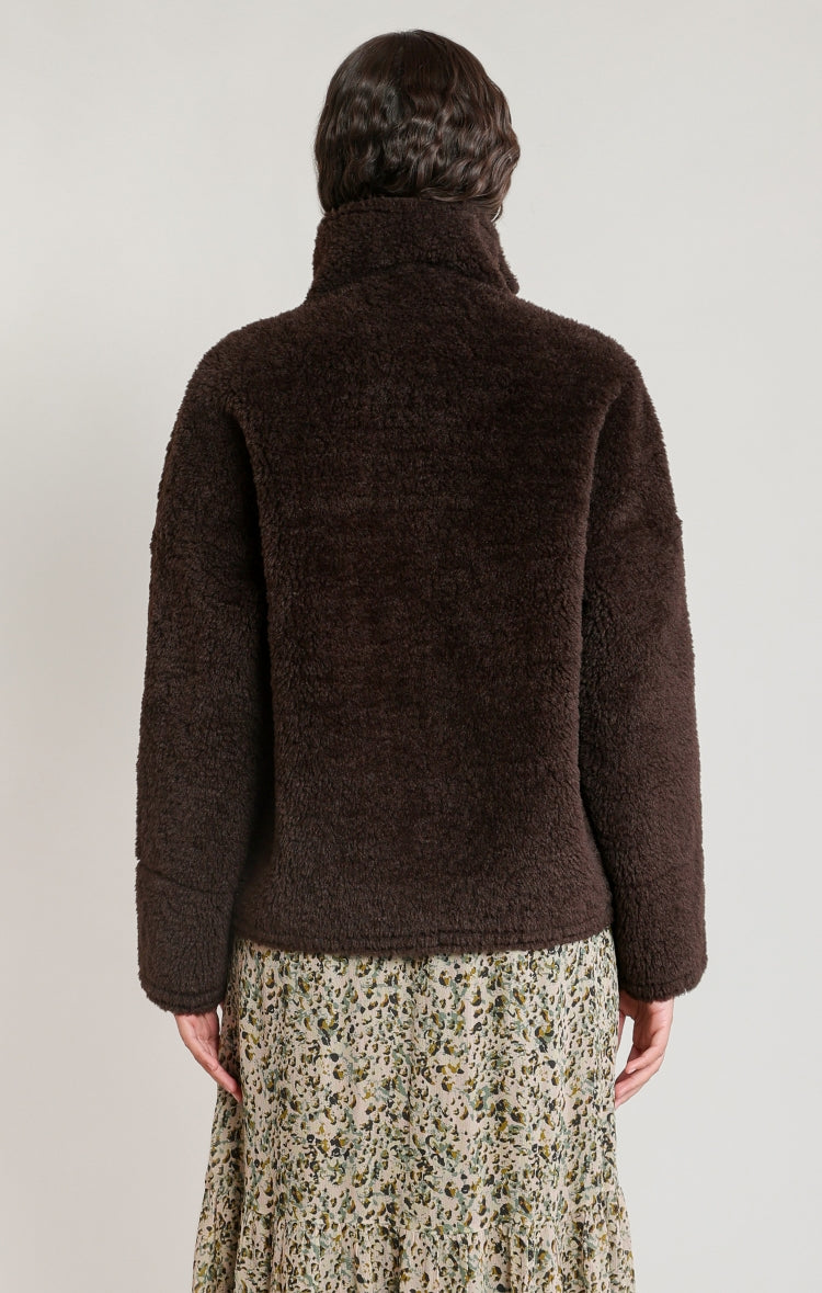 Dex Quilted Puffer Jacket with Knit Collar