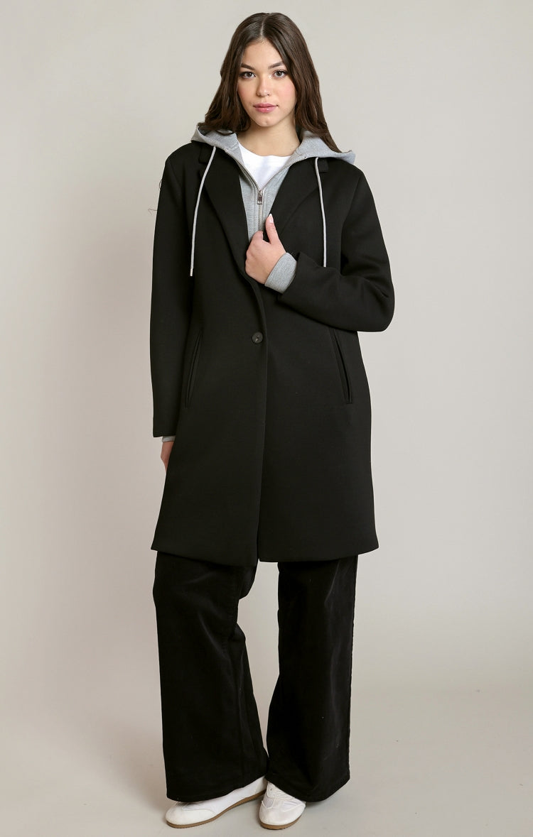Dex Long Hooded Coat