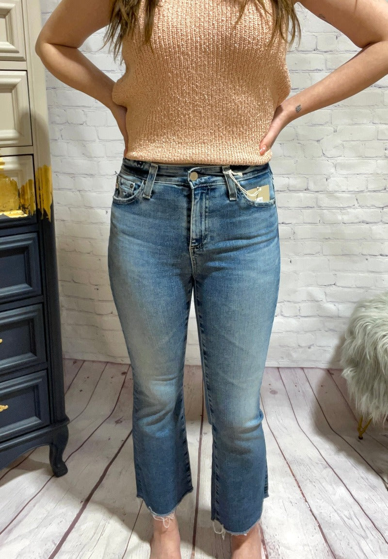 AG Farrah Crop Bootcut Jeans  Style: EMP1D55RI18YXV