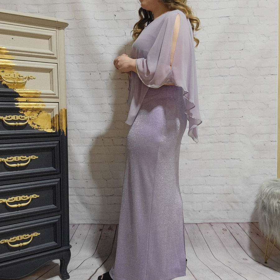 Frank Lyman Overlay Dress Style: 232110