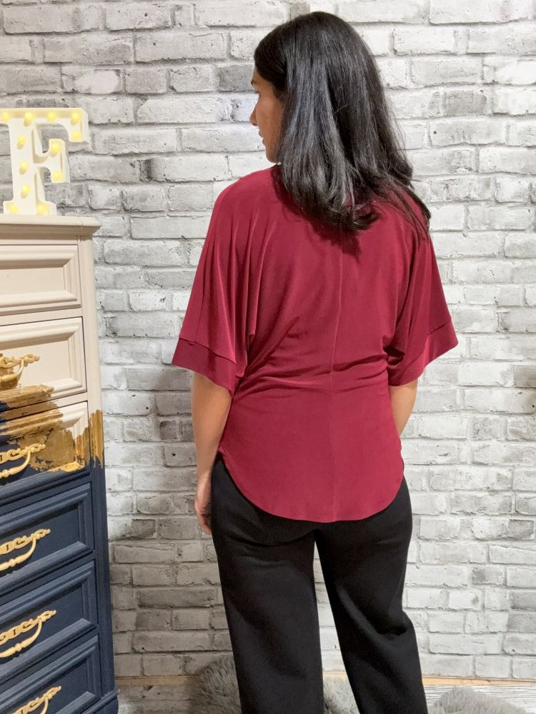 Cowl Neck Relaxed Fit Pullover