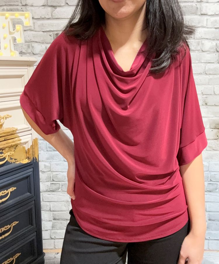 Cowl Neck Relaxed Fit Pullover