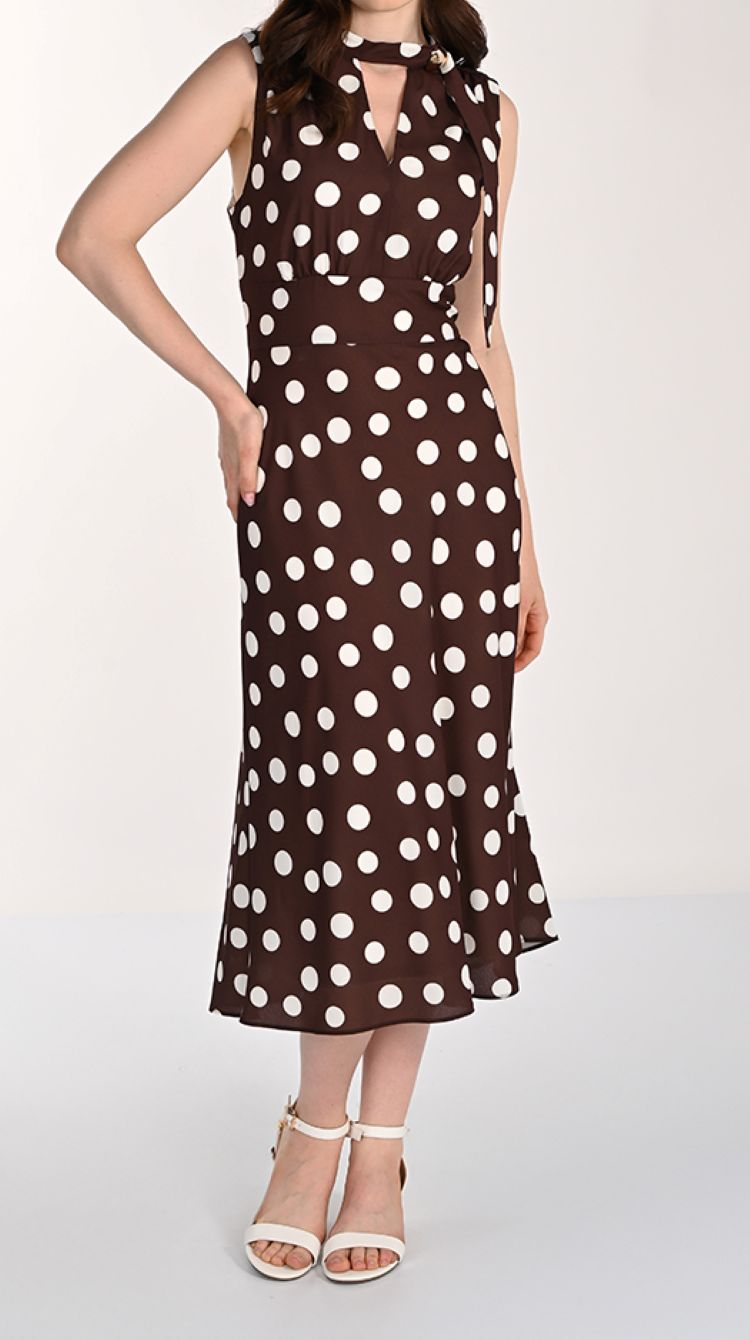 Polka Dot Maxi Dress