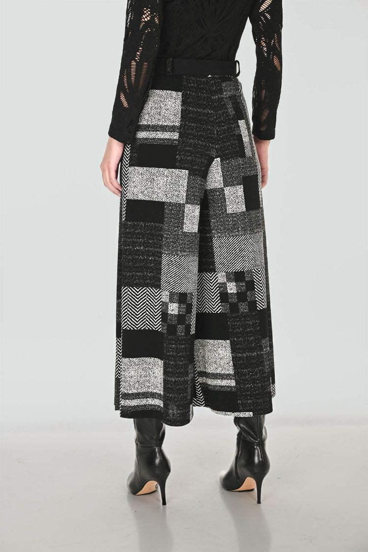 Geometric Print Trousers