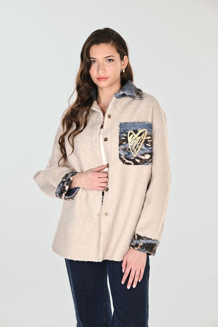 Casual Print Jacket