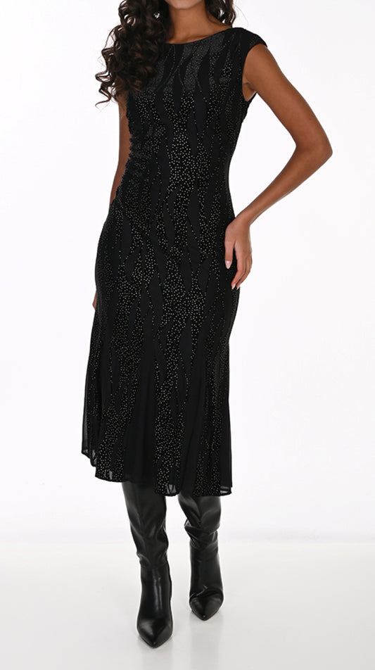 Frank Lyman Sleeveless Velour Bodycon Dress