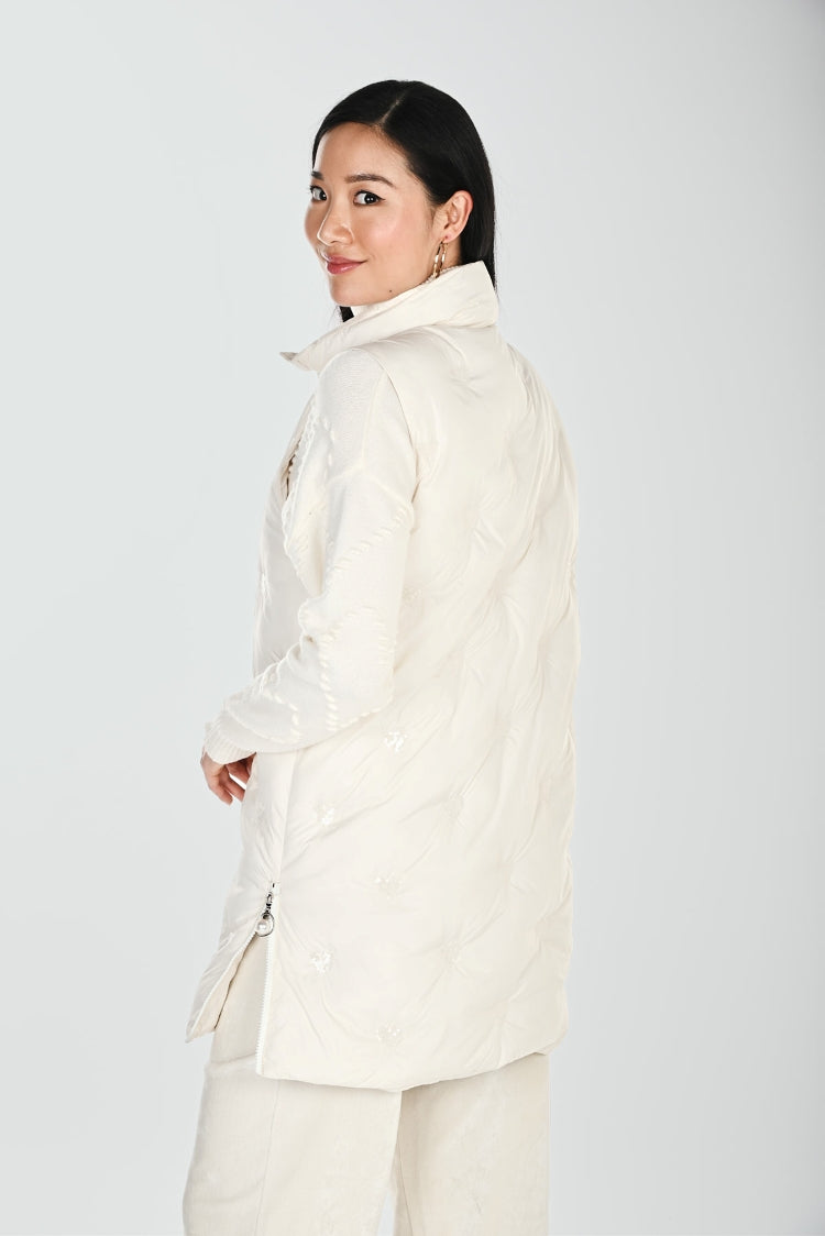 Frank Lyman Embellished Puffer Vest