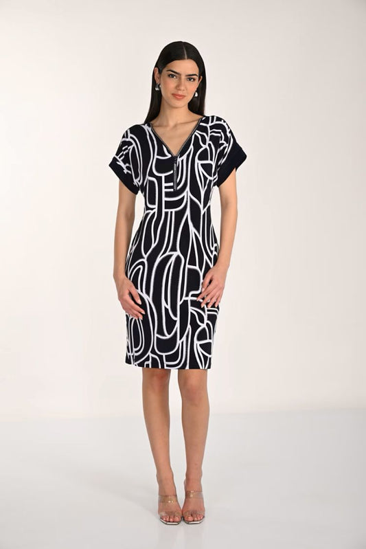 Short Sleeve Knit Dress