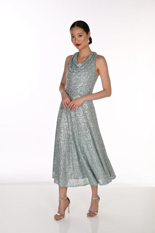 Frank Lyman Shimmer Midi Dress