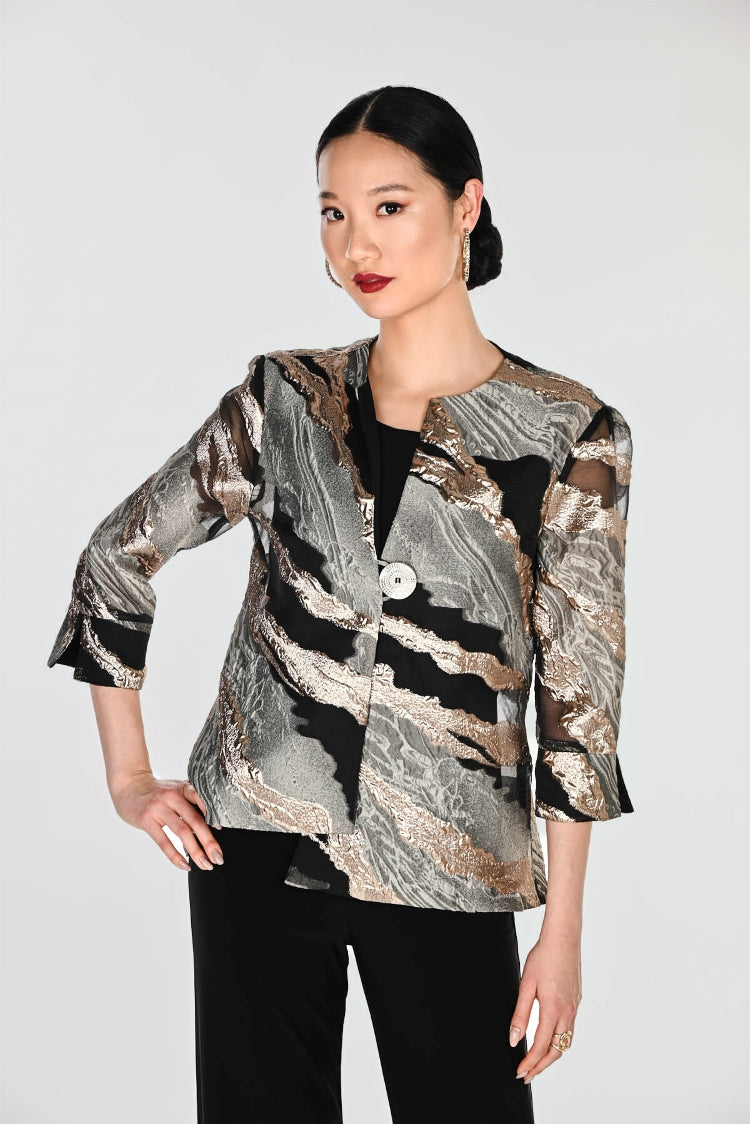 Frank Lyman Abstract Print Jacket
