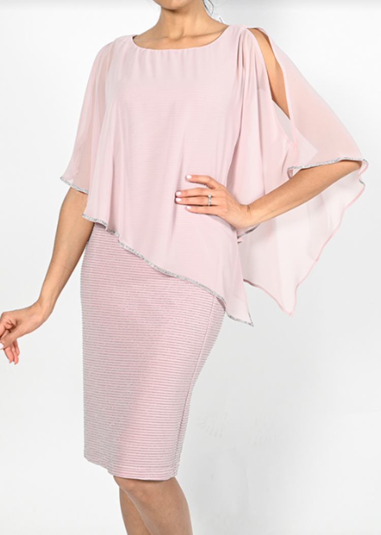Overlay Ribbed Dress