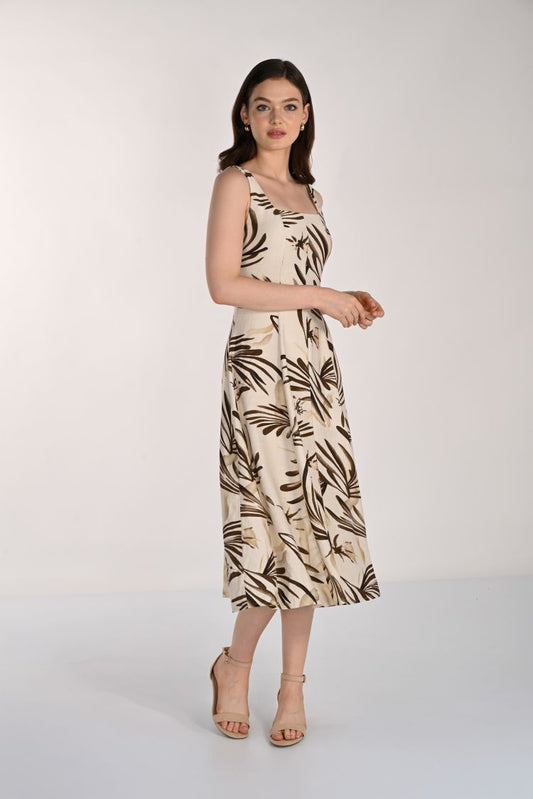 Leafy Maxi Dress