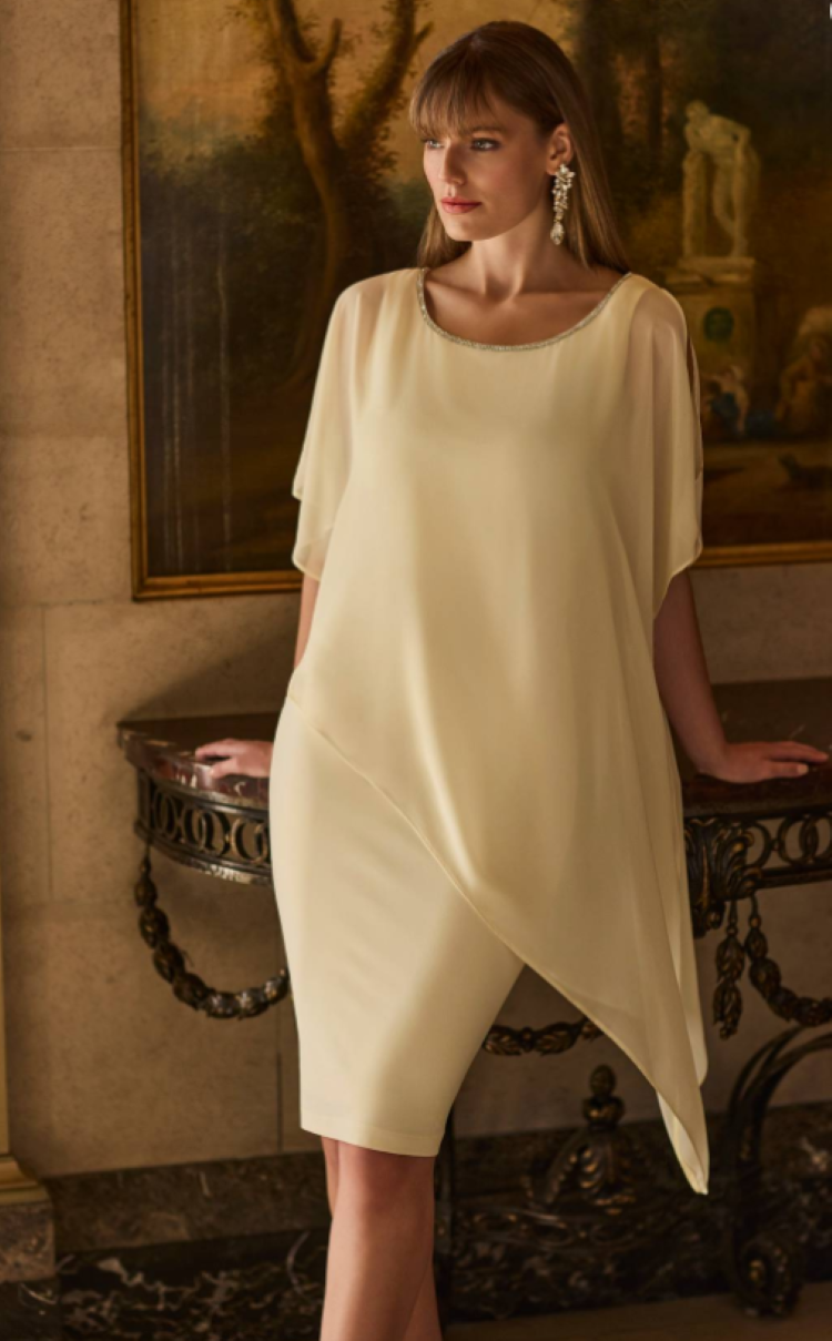 Woven Overlay Dress