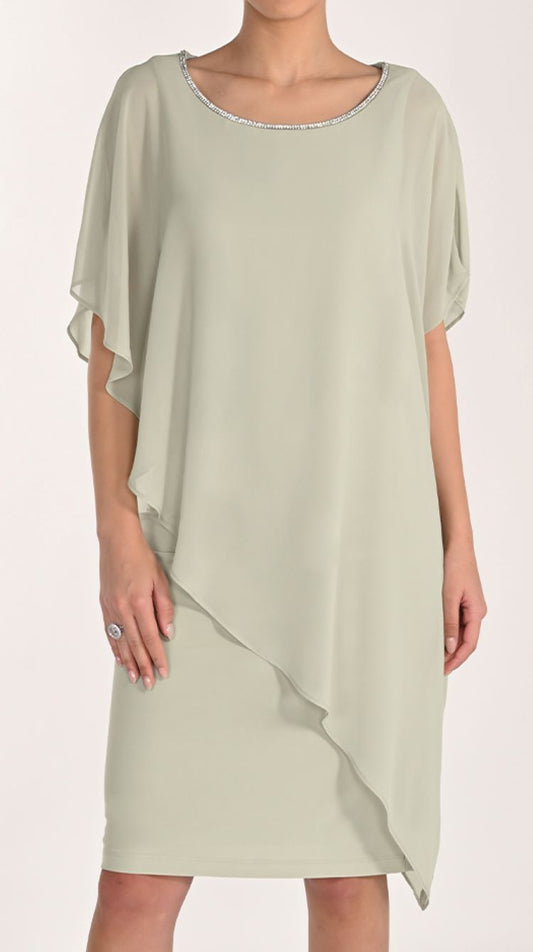 Woven Overlay Dress