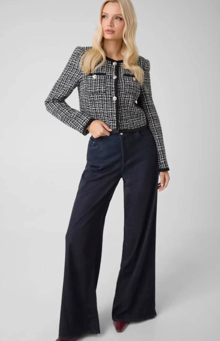 GUESS Low Rise Wide Leg Jeans