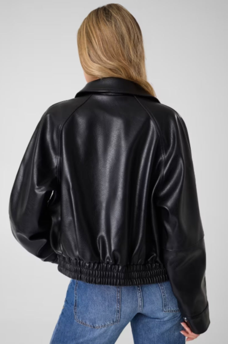 GUESS Faux Leather Jacket