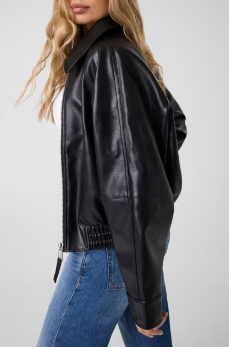 GUESS Faux Leather Jacket