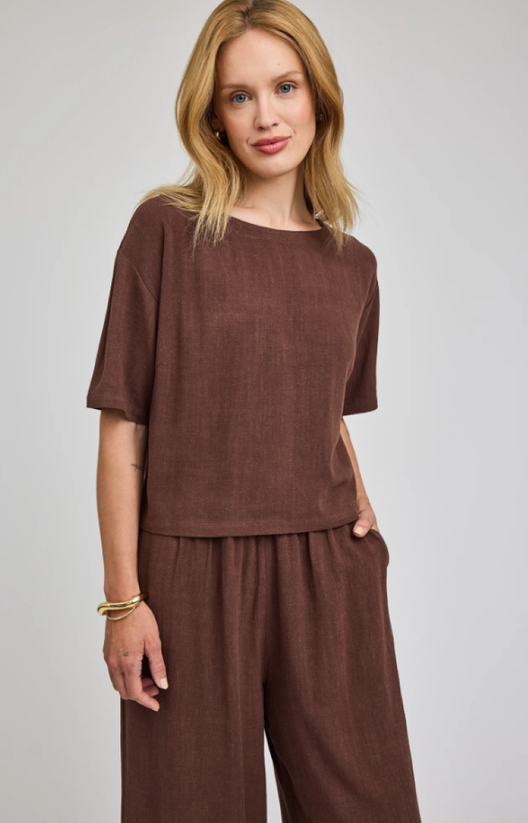 Gemini Linen Top