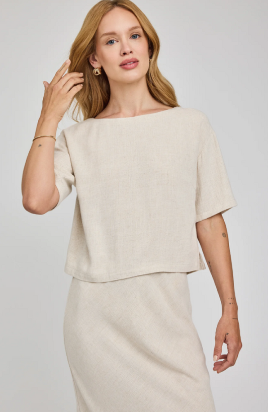 Gemini Linen Top