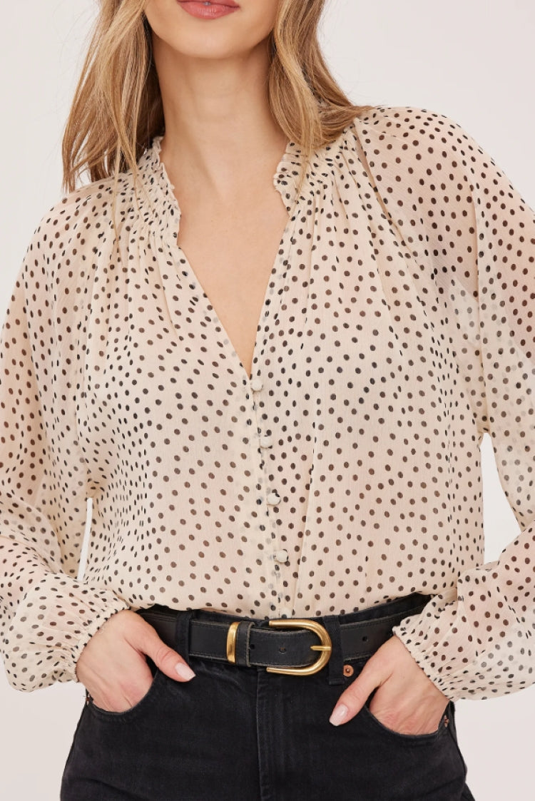 Gentle Fawn Annie Crinkled Chiffon Blouse