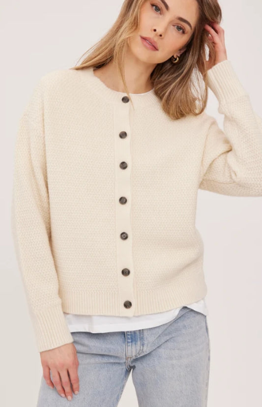 Gentle Fawn Dixie Zigzag Knit Cardigan