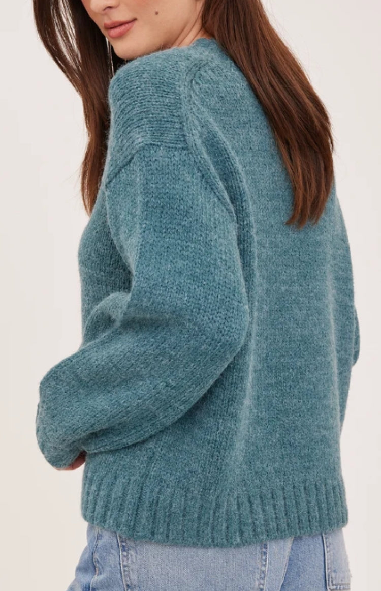 Gentle Fawn Tova Cropped Crew Neck Sweater