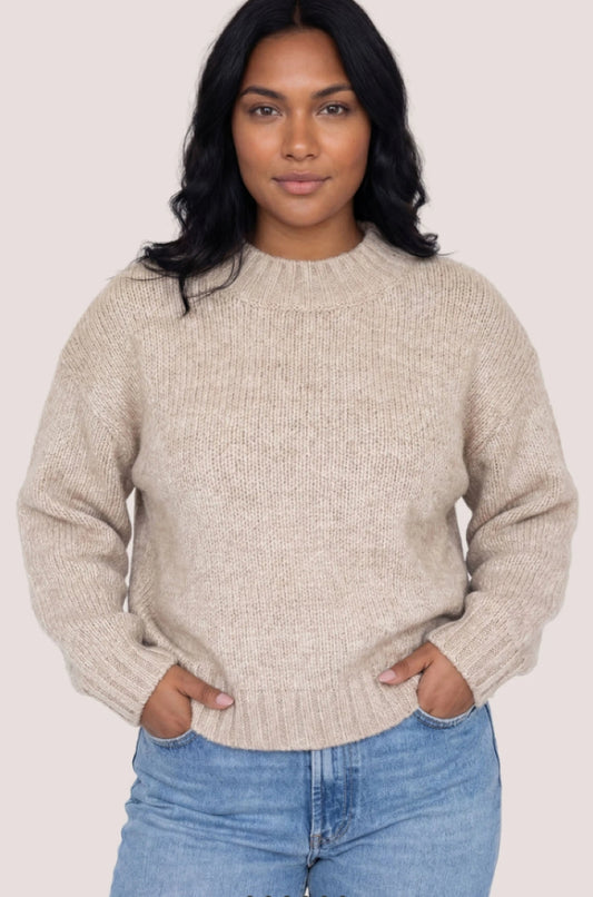 Gentle Fawn Tova Cropped Crew Neck Sweater