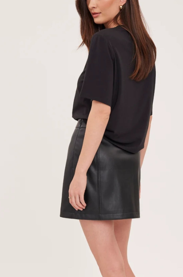 Gentle Fawn Chrissy Faux Leather Skirt