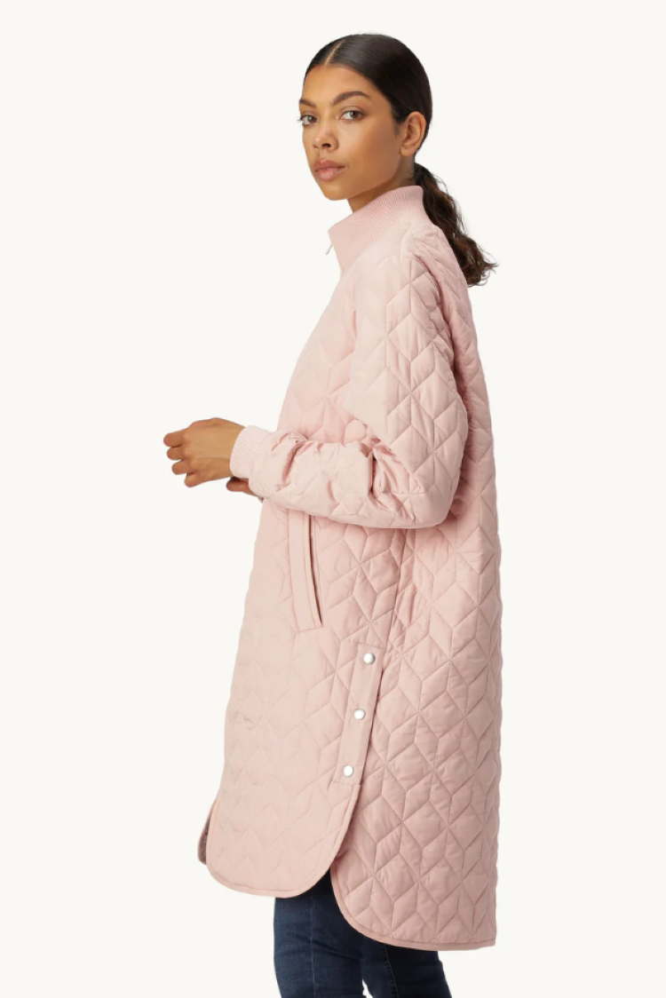 Long Padded Quilt Jacket