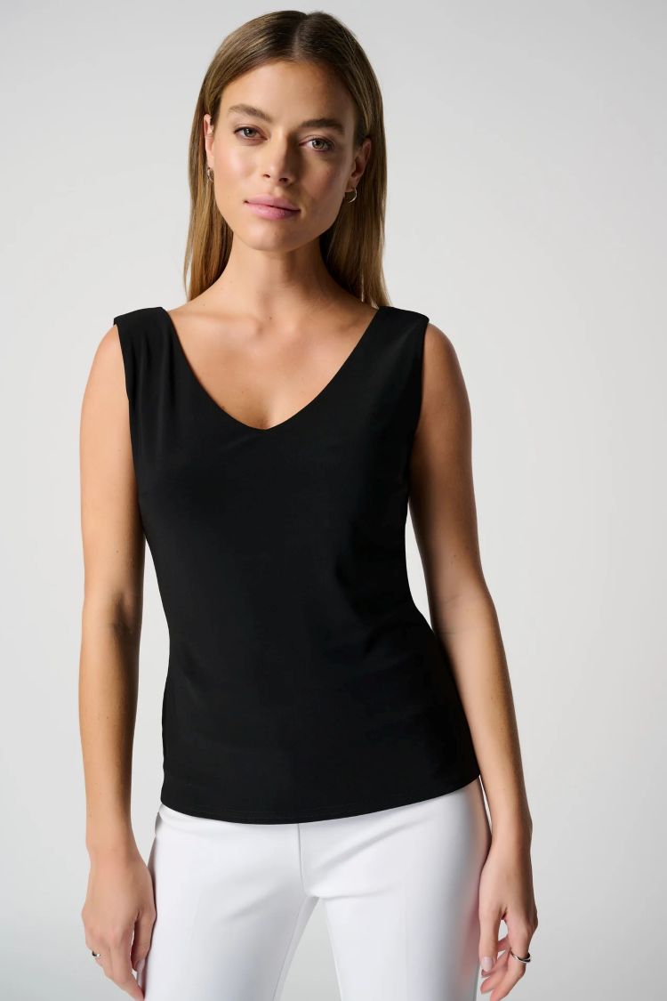 Casual V-Neck Sleeveless Top