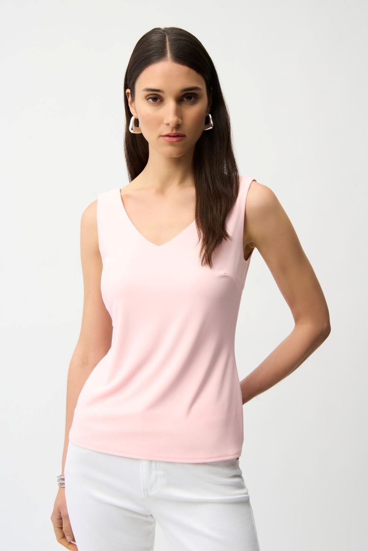 Casual V-Neck Sleeveless Top